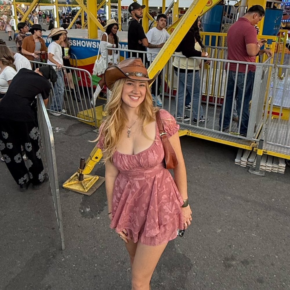Pink Floral Ruffled Dress - Picture 4 of 4